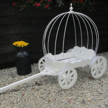 White large angel with silver trim