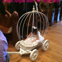 Ivory Small Angel, with 36" Cinderella hoop top