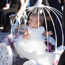 White Small Angel Carriage