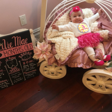 Ivory Small Angel Carriage