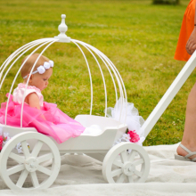 White Small Angel Carriage