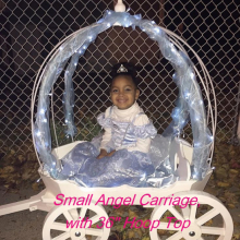 White Small Angel with 36" hoop top