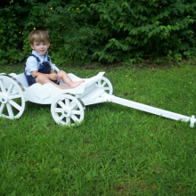Charming Carriage in White