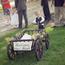 Dark Brown large size pumpkin wagon