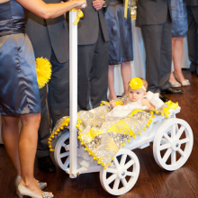 White Medium Pumpkin Wagon