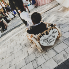 Unfinished Small Pumpkin Wagon, use as is